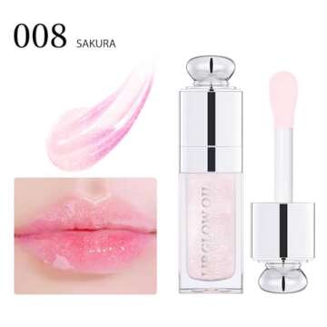 Hydrating Lip Glow Oil for Soft, Glossy Lips 0.2 OZ