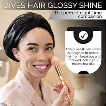 Luxury Blissy Silk Bonnet for Healthy Hair at Night
