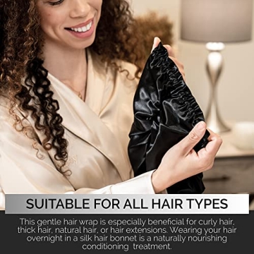 Luxury Blissy Silk Bonnet for Healthy Hair at Night