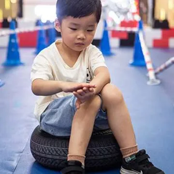 3D Car Tire Plush Pillow for Kids | Cozy & Fun Decor