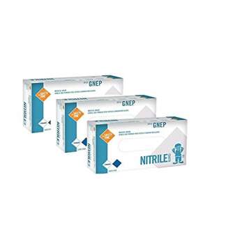 The Safety Zone GNEP-XL-1P Nitrile Exam Gloves 3-Pack