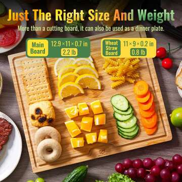 4T7 Smart Meal Prep System and Cutting Board Set