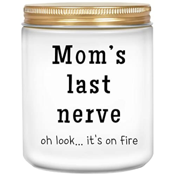 Funny Lavender Candle Gift for Moms - Perfect for Any Occasion