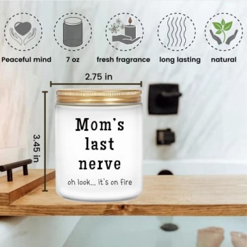 Funny Lavender Candle Gift for Moms - Perfect for Any Occasion