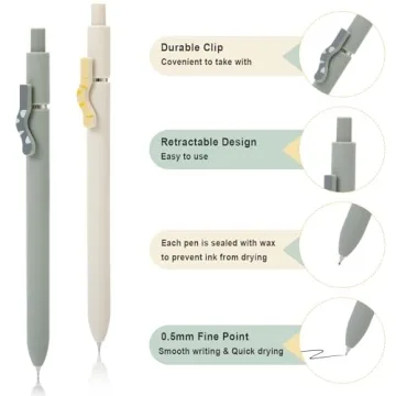 FIOVER Cat Pens - 4Pcs Smooth Writing Fine Point Pens