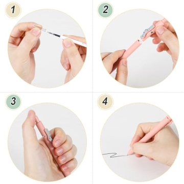 FIOVER Cat Pens - 4Pcs Smooth Writing Fine Point Pens