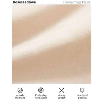 Roseseedlove Women's Yoga Dress Pants for Style and Comfort