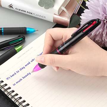 Stylish 4-in-1 Multicolor Ballpoint Pens for All Needs