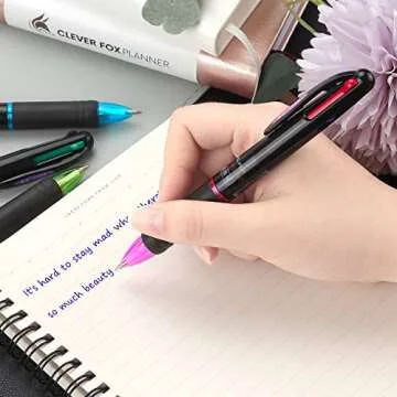 Stylish 4-in-1 Multicolor Ballpoint Pens for All Needs