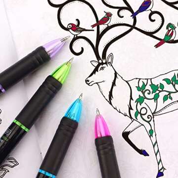 Stylish 4-in-1 Multicolor Ballpoint Pens for All Needs