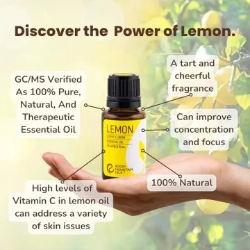 Rocky Mountain Lemon Essential Oil - 100% Pure Aroma