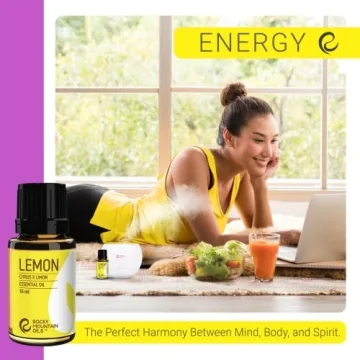 Rocky Mountain Lemon Essential Oil - 100% Pure Aroma