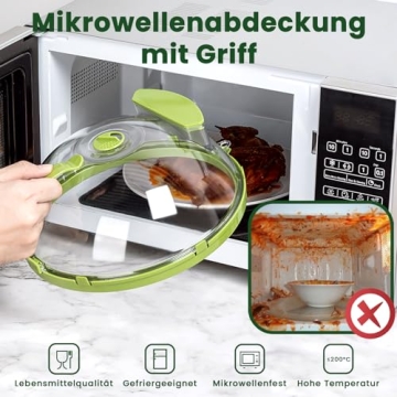 Gracenal Microwave Cover with Unique Moisture Control