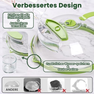 Gracenal Microwave Cover with Unique Moisture Control