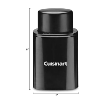 Cuisinart Vacuum Sealer Cordless Wine Opener, One Size, Black