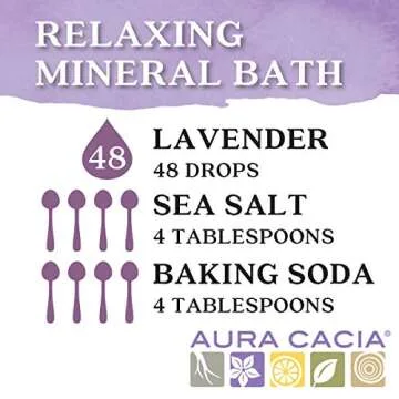 Aura Cacia 100% Pure Lavender Essential Oil, 0.5 fl. oz, Calm Relaxing Aroma, Therapeutic Grade, Ethically Sourced Lavender