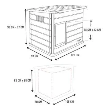 Lifetime Deluxe Dog House for Medium to Large Pets