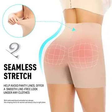 Seamless Shaping Boyshorts for Women with Tummy Control