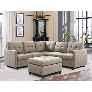 Flesser Modular Sectional Couch - Stylish Versatile Sofa Set