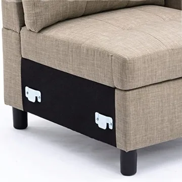 Flesser Modular Sectional Couch - Stylish Versatile Sofa Set