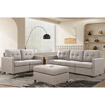 Flesser Modular Sectional Couch - Stylish Versatile Sofa Set