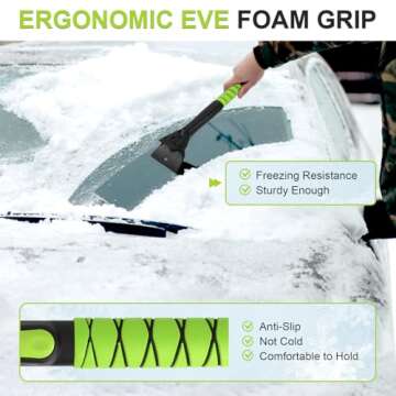 Yougfin 43" Ice Scraper for Safe Winter Driving