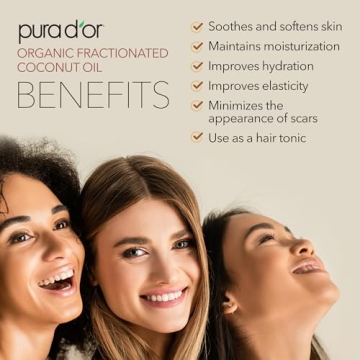 PURA D'OR Organic Coconut Oil - 100% Pure & Natural