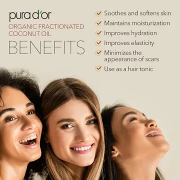 PURA D'OR Organic Coconut Oil - 100% Pure & Natural