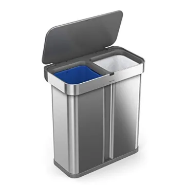 simplehuman 58L Dual Compartment Voice & Motion Trash Can