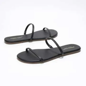 Stylish Vegan Leather Memory Foam Sandals for Women