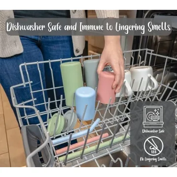 Cascade Kids Silicone Cups with Straws - Safe and Durable