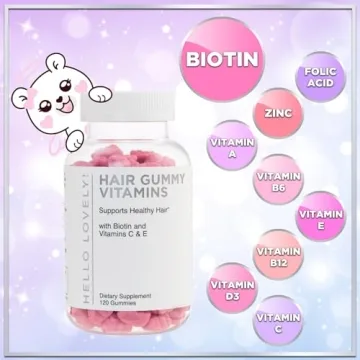 Hello Lovely Hair Vitamins Gummy with Biotin & Vitamins