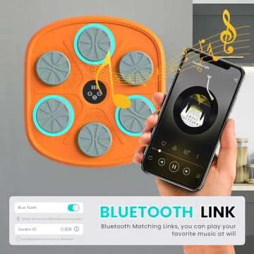 BOLUPO 2024 Upgrade Intelligent Music Boxing Machine, Electronic Boxing Trainer with Gloves, Music W...