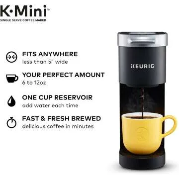 Keurig K-Mini: Compact Single Serve Coffee Maker