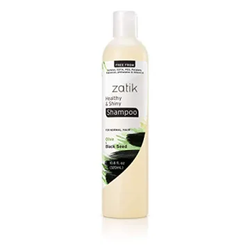 Zatik Naturals Organic Shampoo and Conditioner Set for Healthy Hair