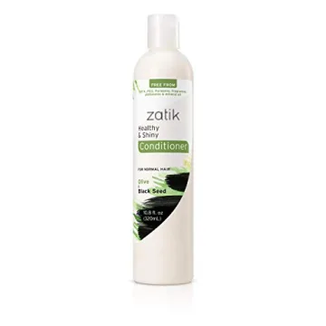 Zatik Naturals Organic Shampoo and Conditioner Set for Healthy Hair