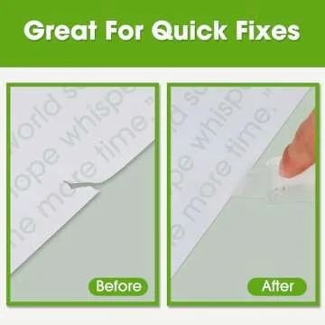 JWOWO Invisible Tape with Dispenser, Home Office Supplies and Back to School Supplies for College and Classrooms, Matte Finish, 3/4 in x 650 in, 12 Pack