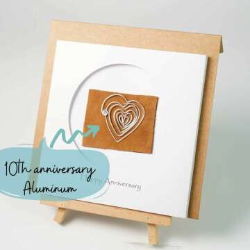 10th Anniversary Card for Husband - 10 Years of Love
