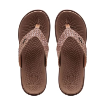 Comfortable KuaiLu Flip Flops for Women With Arch Support