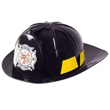 Hot Stuff Firefighter Women's Halloween Costume - Dress & Hat (Large)