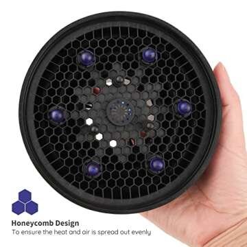 Travel Hair Dryer Diffuser by Segbeauty - Compact & Versatile