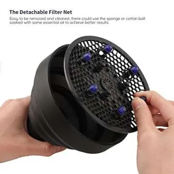 Travel Hair Dryer Diffuser by Segbeauty - Compact & Versatile