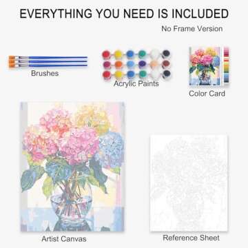 Tucocoo  DIY Acrylic Paints: A Beautiful Paint by Number Kit