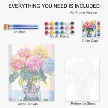 Tucocoo  DIY Acrylic Paints: A Beautiful Paint by Number Kit