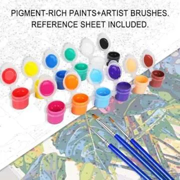 Tucocoo  DIY Acrylic Paints: A Beautiful Paint by Number Kit