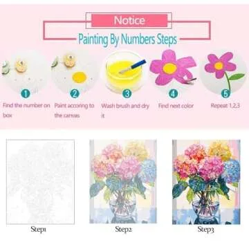 Tucocoo  DIY Acrylic Paints: A Beautiful Paint by Number Kit