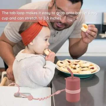 Adjustable Toy Safety Straps for Babies, Pack of 4