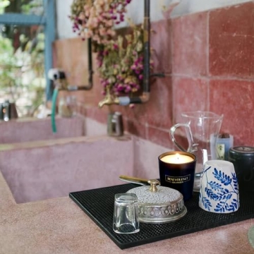 Benevolence LA Clearance Candles | Rose & Sandalwood Soy Scented Candles | 6 oz Black Scented Candle in a Glass Jar | Manly Indulgence Candles | Candles for Men and Women