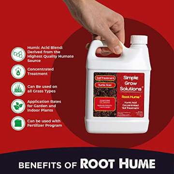 Raw Organic Soil Conditioner- Root Hume- Simple Grow Solutions- Natural Plant & Lawn Treatment- Nutr...