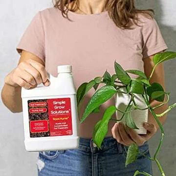 Raw Organic Soil Conditioner- Root Hume- Simple Grow Solutions- Natural Plant & Lawn Treatment- Nutrient Food Enhancer- Concentrated Liquid Humic/ Fulvic- Grass, Tomatoes, Citrus, Flowers, Vegetables